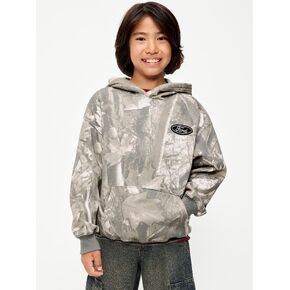 Old Navy Ford Ranger™ Oversized Gender-Neutral Pullover Hoodie for Kids - Camo in Kuwait
