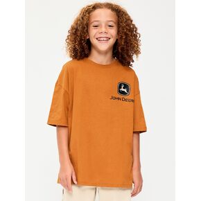Old Navy John Deere™ Oversized Gender-Neutral T-Shirt for Kids - Gingerade in Kuwait