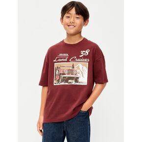 Old Navy Toyota™ Land Cruiser Oversized Gender-Neutral T-Shirt for Kids - Clove in Kuwait