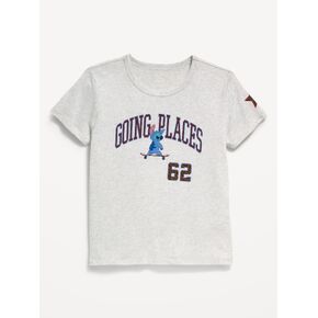 Old Navy Disney© Stitch Graphic T-Shirt for Girls - Light Heather Gray in Kuwait