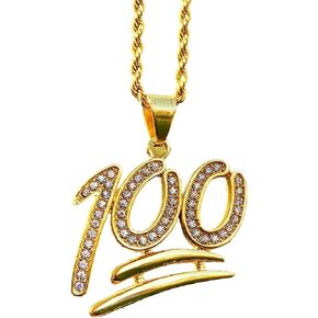 Men Women 925 Italy White Gold Finish Iced Micropave Yellow Gold Cartoon Emoji 100 Percent Pendant Charm Necklace Ice Out Pendant Stainless Steel Real 2 mm Rope Chain Necklace, CZ Diamond Emoji Pendant in Kuwait