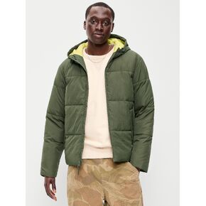 Old Navy Water-Resistant Puffer Jacket - Heritage Green in Kuwait