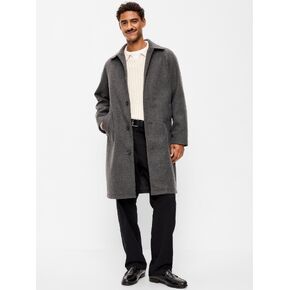 Old Navy Relaxed Long Topcoat - Black Jack in Kuwait