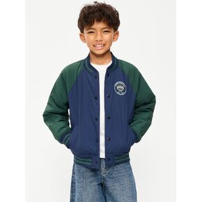 Old Navy Water-Resistant Bomber Jacket for Boys - Obscure Night in Kuwait