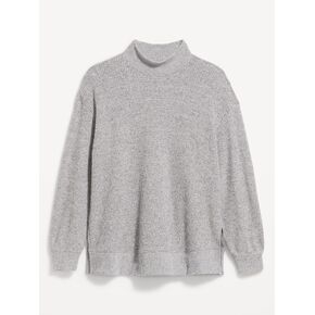 Old Navy Oversized Mock-Neck Long-Sleeve Top - Panther in Saudi Arabia