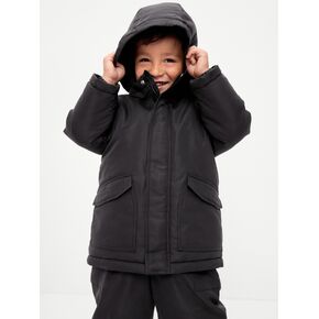 Old Navy Water-Resistant Snow Jacket for Toddler Boys - Black Jack in Kuwait