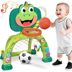 Marstone Toddler Basketball Hoop Soccer Goal Activity Toy for 1-3 Years Old in Kuwait