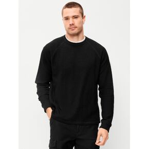 Old Navy Long-Sleeve Waffle Knit T-Shirt - Black Jack in Kuwait