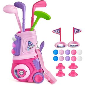 PJG 22 Pcs Toddler Golf Clubs Set, Kids Golf Toys, Birthday Gift Boys Girls in Kuwait
