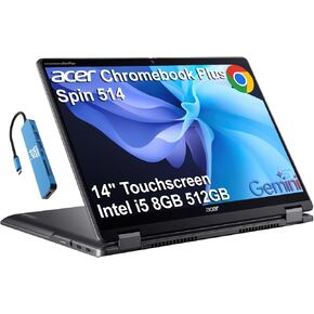 2022 Acer Spin 311-3H 11.6 بوصة 2 في 1 جهاز Chromebook يعمل باللمس (64 جيجابايت eMMC، ذاكرة الوصول العشوائي 4 جيجابايت، 8-Core MediaTek MT8183، Stylus، Webcam، Type-C، Wi-Fi، IPS) كمبيوتر محمول قابل للتحويل للمنزل والتعليم، IST القلم، نظام التشغيل كروم in Kuwait