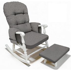 Glider Rocker Replacement Cushion Set with Storage Pockets (Beige) in Saudi Arabia