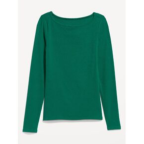 Old Navy Snug Long-Sleeve Boatneck T-Shirt - Rainforest Jewel in Saudi Arabia
