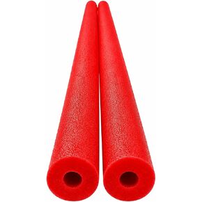 Play22 Pool Noodles Foam 2 Pack - 55" Long Extra Dense Swim Noodles, Red in Saudi Arabia