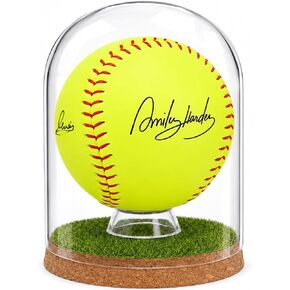 Real Glass Golf Ball Display Case 2pcs - UV Protected Dome Tabletop Box in Kuwait