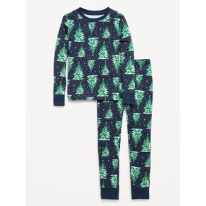 Old Navy Gender-Neutral Snug-Fit Graphic Pajama Set for Kids - Christmas Trees (Match the Fam!) in Kuwait
