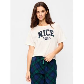 Old Navy Short-Sleeve Graphic Pajama T-Shirt - Nice Team in Kuwait