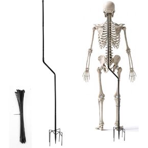 1Set Adjust Metal Skeleton Stand for 5.9/6.56ft Halloween Skeleton,30 Ties in Saudi Arabia