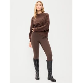Old Navy High-Waisted Stirrup Leggings for Women - Earthen in Kuwait
