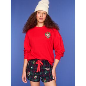 Old Navy Old Navy x Disney Oversized Graphic Sweatshirt for Women - Amaryllis in Saudi Arabia
