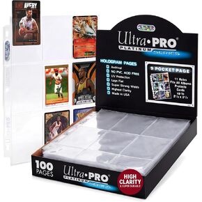 Ultra Pro Platinum 9-Pocket Binder Pages, 100 Pages in Saudi Arabia