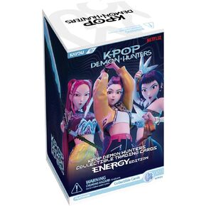 Kpop Demon Hunters, Collectible Trading Cards, Energy Edition, Series 1, 12 Packs, 8 Cards/Pack in Kuwait