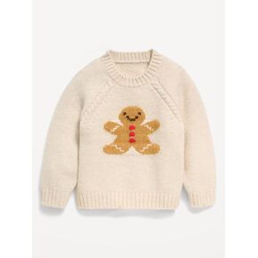 Old Navy Long-Sleeve Graphic Sweater for Baby - Gingerbread Man in Kuwait