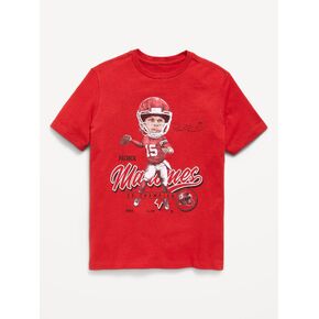 Old Navy Kansas City Chiefs Patrick Mahomes Gender-Neutral Graphic T-Shirt for Kids - Sour Cherry in Kuwait