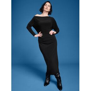 Old Navy Old Navy x Altuzarra Off-The-Shoulder Maxi Dress - Black Jack in Saudi Arabia