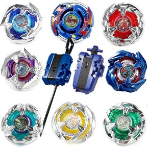 ASVEXKW Battling Set, Spinninning Top Burst Boy Combat Battling Game Set, Spinning & Launchers, Greats Birthday Gift for Boys, 8 & 10 Spinning Tops in Kuwait