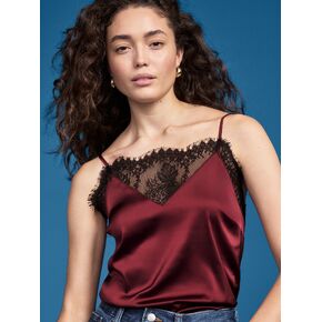 Old Navy Old Navy x Altuzarra Satin Lace Cami Top - Raisin Arizona in Saudi Arabia