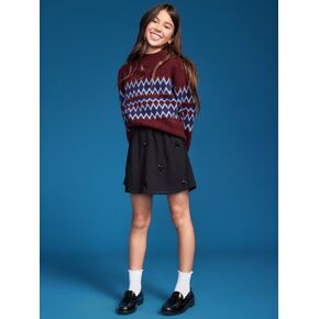 Old Navy Old Navy x Altuzarra Embellished Skirt for Girls - Black Jack in Kuwait