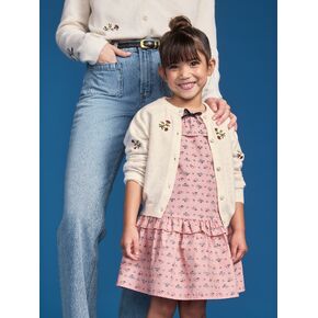 Old Navy Old Navy x Altuzarra Cardigan for Toddler Girls - Oatmeal Heather in Kuwait