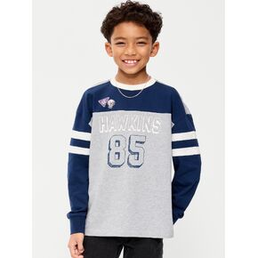 Old Navy Old Navy x Netflix Stranger Things: Tales From '85 Oversized Long-Sleeve T-Shirt for Boys - Obscure Night in Kuwait