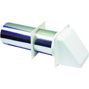 Lambro 224W Duct Vent, 4", White in Kuwait