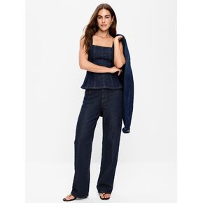 Old Navy Low-Rise Loose Jeans - Dark Wash in Saudi Arabia
