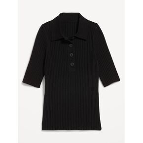 Old Navy Short-Sleeve Ribbed Polo - Black Jack in Kuwait