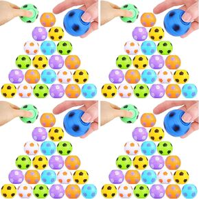 32 PCS Mini Fidget Spinners Soccer Ball Toys for Kids, Soccer Party Favors Goodie Bag Stuffers, Rotatable Soccer Finger Stress Balls for Classroom Prizes in Kuwait