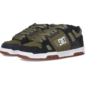 DC Men's Stag Skate Shoe, Black/CAMO Print, 6.5 in Kuwait
