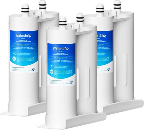 استبدال فلتر مياه الثلاجة Waterdrop لـ EWF01، FC-300، FC300، EFF-6018A، 241988703، 3 مرشحات (قد تختلف العبوة) in Kuwait
