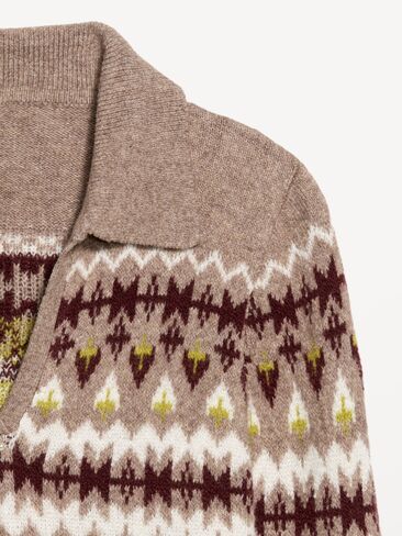 Old Navy SoSoft Cropped Long-Sleeve Sweater - Neutral Fair Isle in Kuwait