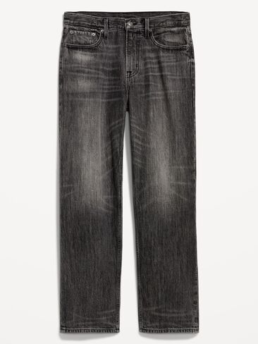 Old Navy 90s Loose Premium Vintage Jeans - Black Wash in Kuwait
