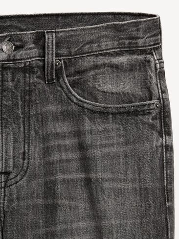 Old Navy 90s Loose Premium Vintage Jeans - Black Wash in Kuwait
