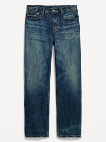 Old Navy 90s Loose Premium Vintage Jeans - Dark Wash in Kuwait