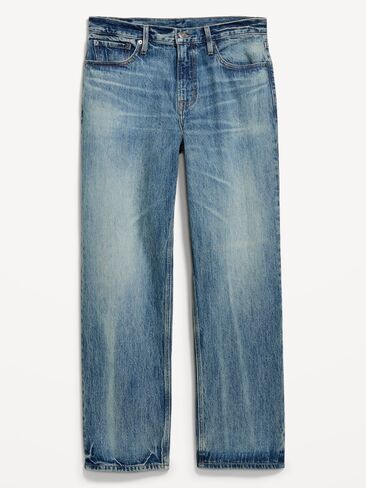 Old Navy 90s Loose Premium Vintage Jeans - Light Wash in Kuwait