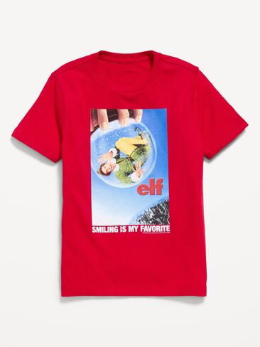 Old Navy Elf™ Gender-Neutral Graphic T-Shirt for Kids - Robbie Red in Kuwait