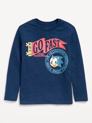 Old Navy Sonic The Hedgehog™ Gender-Neutral Graphic T-Shirt for Kids - Obscure Night in Kuwait