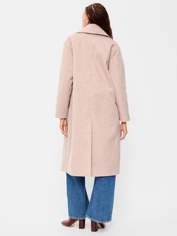 Old Navy Oversized Longline Overcoat - Oatmeal in Kuwait