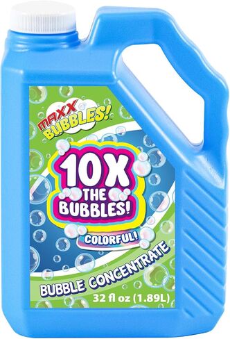 Maxx Bubbles 32 Oz Bubble Solution Concentrate - Non-Toxic, Dye Free in Kuwait