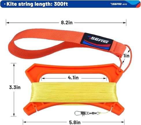 SGftre Kite String Handle 2 Pack with High,Strength Line,324ft Kites String with Reel & Spool for Professional Outdoor Kite Flying,Durable Kites Reels for Adults (2) in Saudi Arabia