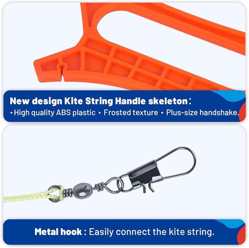 SGftre Kite String Handle 2 Pack with High,Strength Line,324ft Kites String with Reel & Spool for Professional Outdoor Kite Flying,Durable Kites Reels for Adults (2) in Saudi Arabia